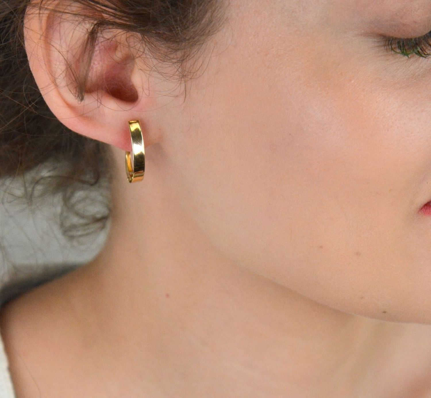 Kolczyki złote podłużne blaszki pr 375, KL 5429 375.jpg